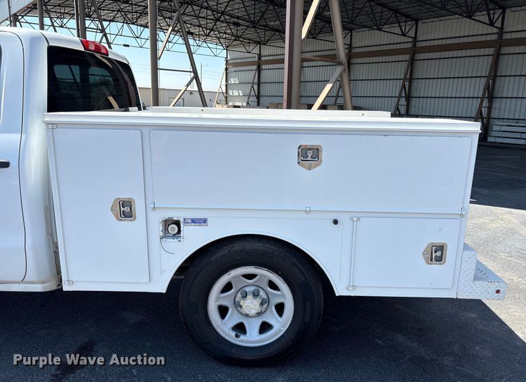 image for item EU4652 2014 Chevrolet Silverado 1500 Double Cab utility bed pickup truck