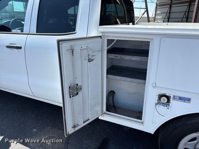 image for item EU4652 2014 Chevrolet Silverado 1500 Double Cab utility bed pickup truck