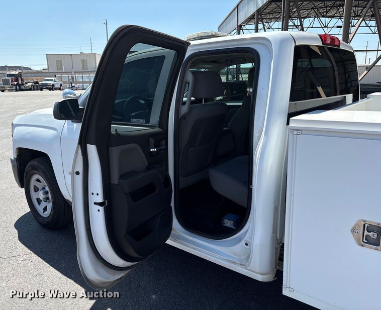 image for item EU4652 2014 Chevrolet Silverado 1500 Double Cab utility bed pickup truck