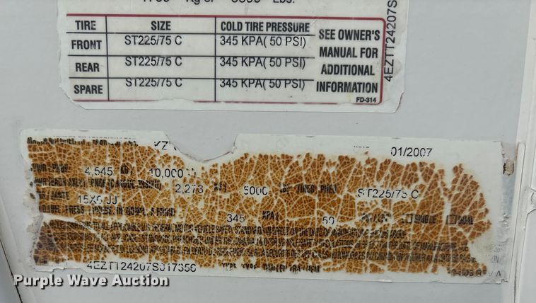 image for item EU4659 2007 K-Z Sportsmen Sportster toy hauler camper