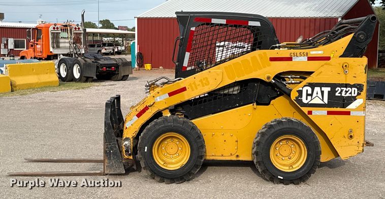 image for item EU5050 2013 Caterpillar 272D skid steer loader