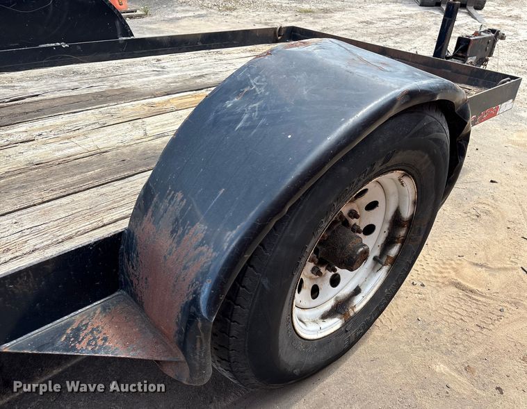 image for item EU7013 2016 tilt deck utility trailer