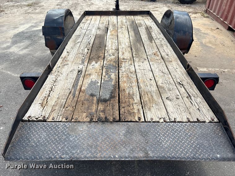 image for item EU7013 2016 tilt deck utility trailer