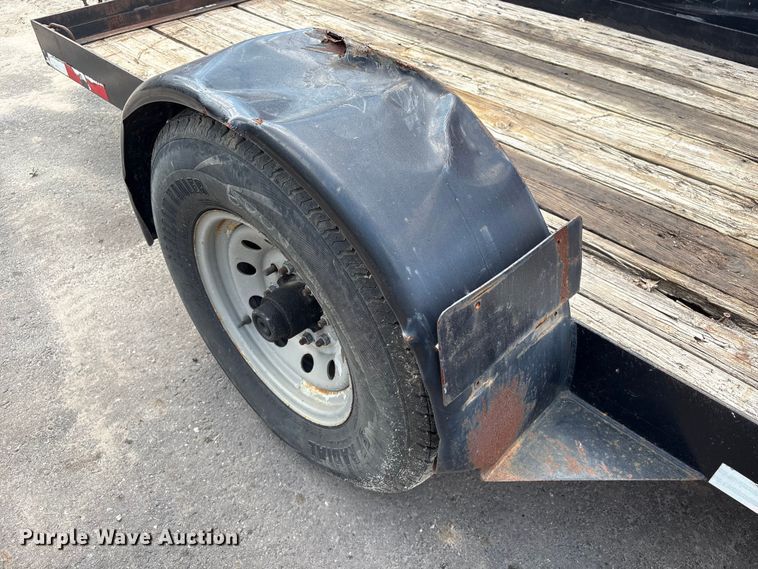 image for item EU7013 2016 tilt deck utility trailer