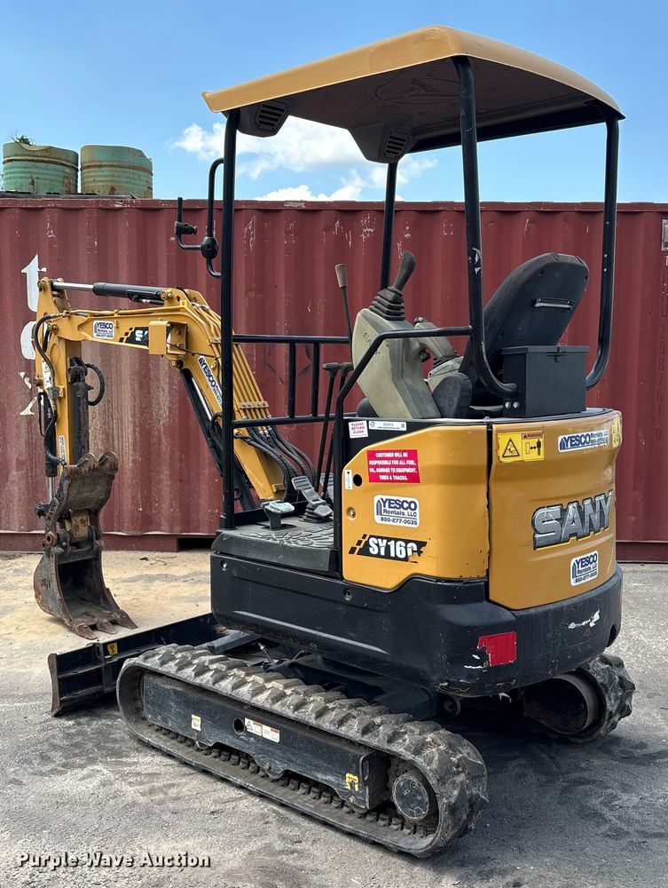 image for item EU7014 Sany SY16C mini excavator