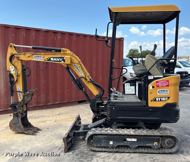 image for item EU7014 Sany SY16C mini excavator