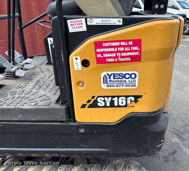 image for item EU7014 Sany SY16C mini excavator