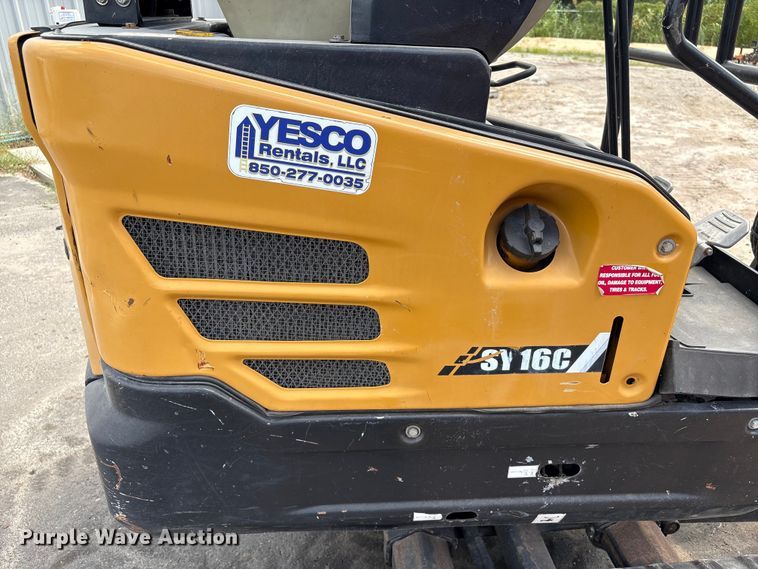 image for item EU7014 Sany SY16C mini excavator
