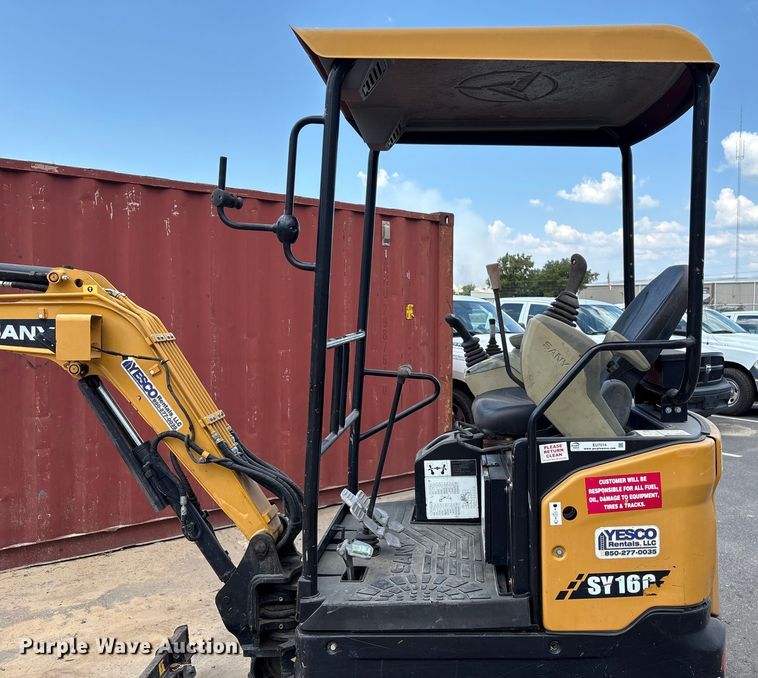 image for item EU7014 Sany SY16C mini excavator