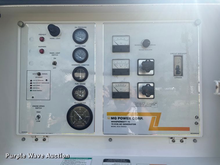 image for item EU7020 2010 Multiquip DH-07501 generator