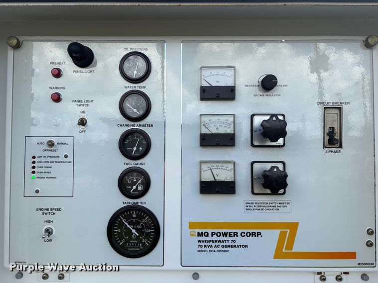 image for item EU7020 2010 Multiquip DH-07501 generator