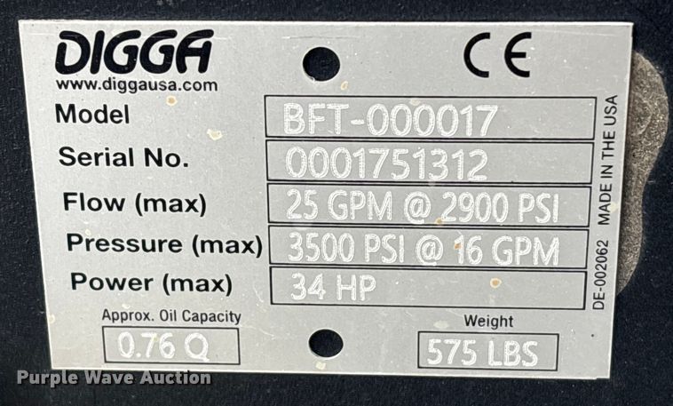 image for item EU7023 Digga BFT-000017 skid steer trencher