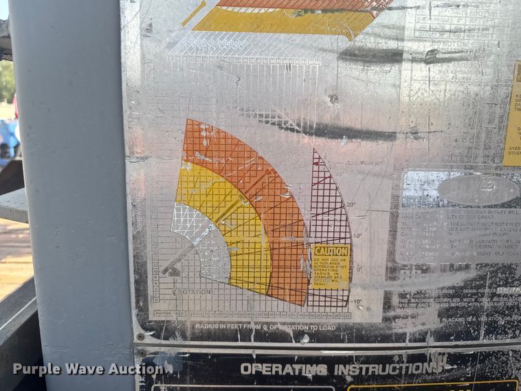 image for item EV1854 1990 Ford F700 crane truck