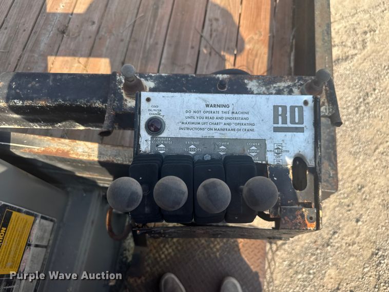 image for item EV1854 1990 Ford F700 crane truck