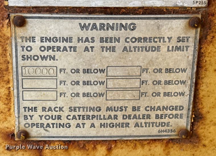 image for item EV1864 1973 Caterpillar 977L track loader