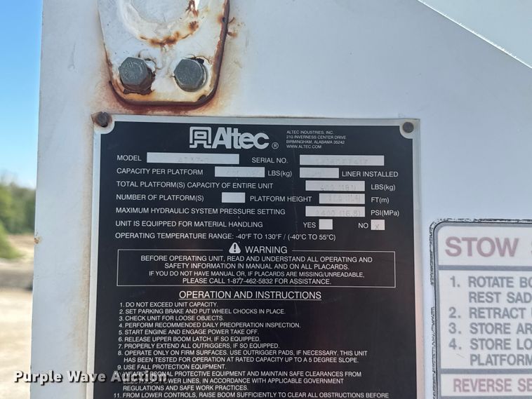 image for item EV1894 2007 Ford F550 Super Duty bucket truck