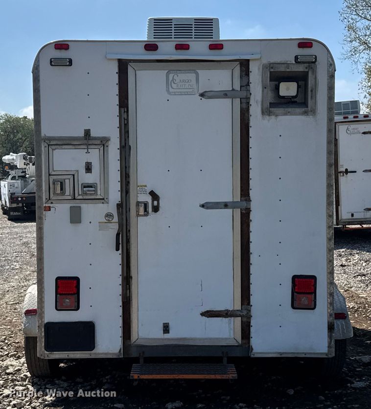 image for item EV1896 2017 Cargo Craft fiber optic splicing trailer