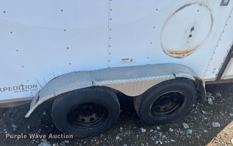 image for item EV1896 2017 Cargo Craft fiber optic splicing trailer