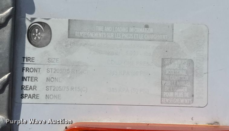 image for item EV1896 2017 Cargo Craft fiber optic splicing trailer