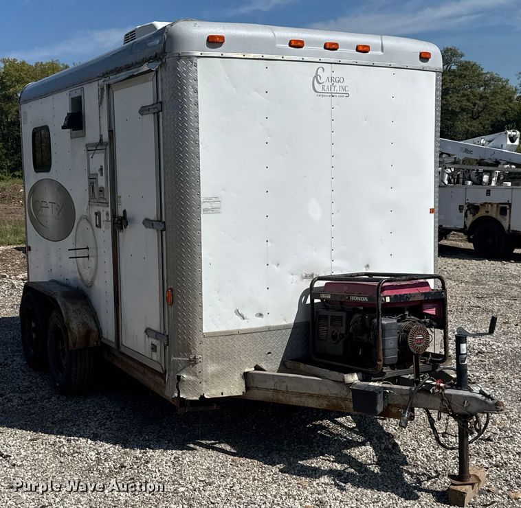 image for item EV1897 2017 Cargo Craft Expedition 7122 fiber optic splicing trailer