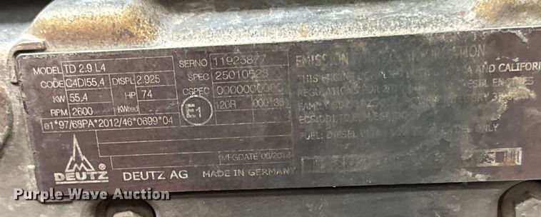 image for item EV1905 2017 Ditch Witch JT20 directional boring unit