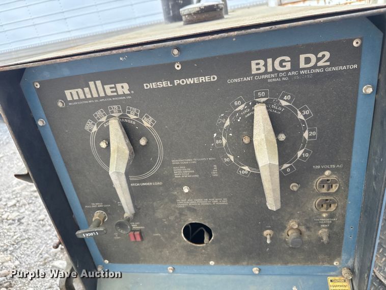 image for item EV1949 Miller Big D2  welder