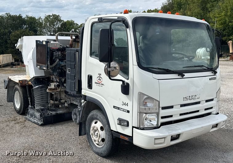 image for item EV1987 2015 Isuzu NPR street sweeper truck