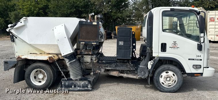 image for item EV1987 2015 Isuzu NPR street sweeper truck