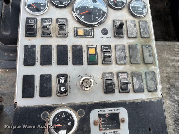 image for item EV1987 2015 Isuzu NPR street sweeper truck