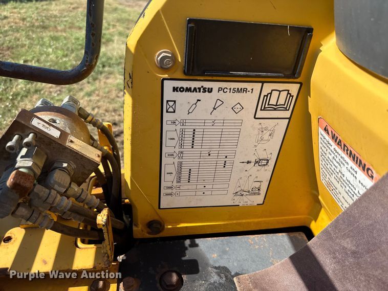 image for item GH9331 Komatsu PC15MR-1 mini excavator