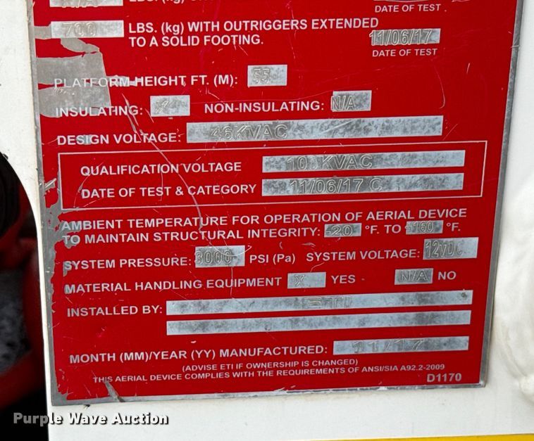 image for item GH9364 2018 Freightliner M2 bucket truck