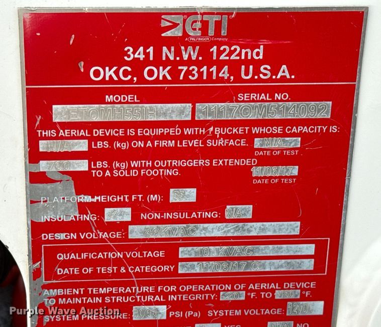 image for item GH9364 2018 Freightliner M2 bucket truck