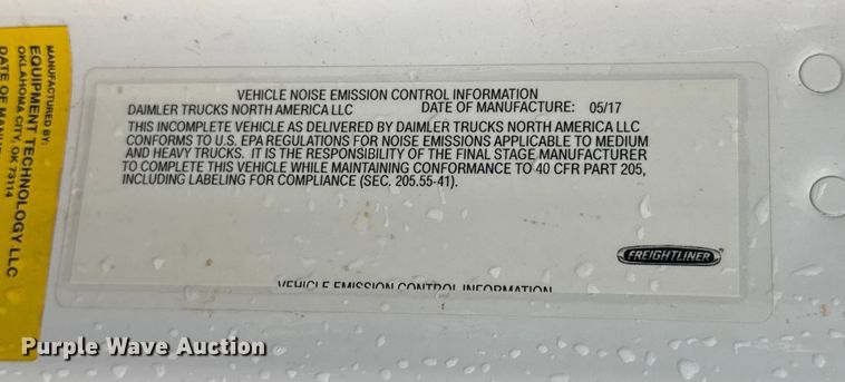 image for item GH9364 2018 Freightliner M2 bucket truck