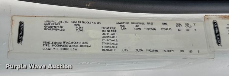 image for item GH9364 2018 Freightliner M2 bucket truck