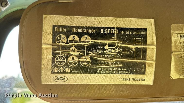 image for item ND9416 1995 Ford L9000 dump truck