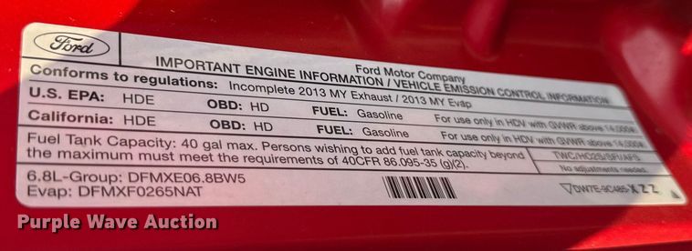 image for item ND9417 2013 Ford F450 utility / service truck