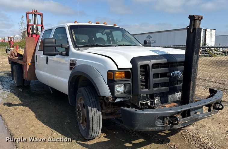 image for item ND9430 2008 Ford F450 Crew Cab mobile drilling rig