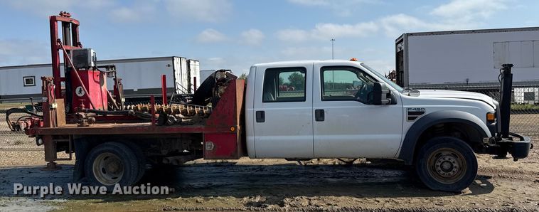 image for item ND9430 2008 Ford F450 Crew Cab mobile drilling rig