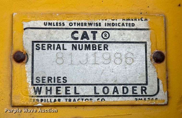 image for item ND9434 1969 Caterpillar 950 wheel loader