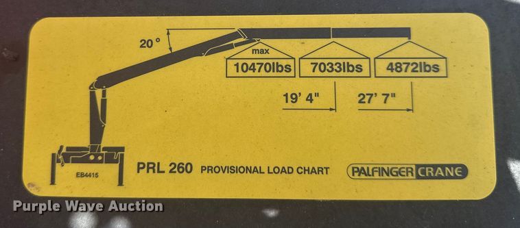 image for item NU9559 2009 International WorkStar 7500 grapple crane truck