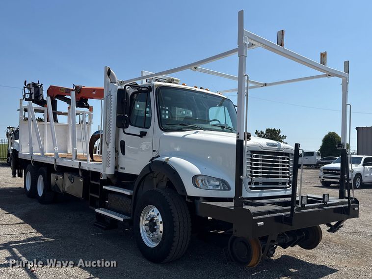 image for item NU9632 2012 Freightliner Business Class M2 grapple crane truck