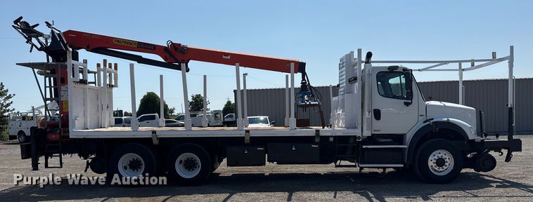 image for item NU9632 2012 Freightliner Business Class M2 grapple crane truck