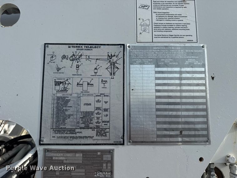 image for item NU9652 2019 Freightliner Business Class M2 digger derrick truck