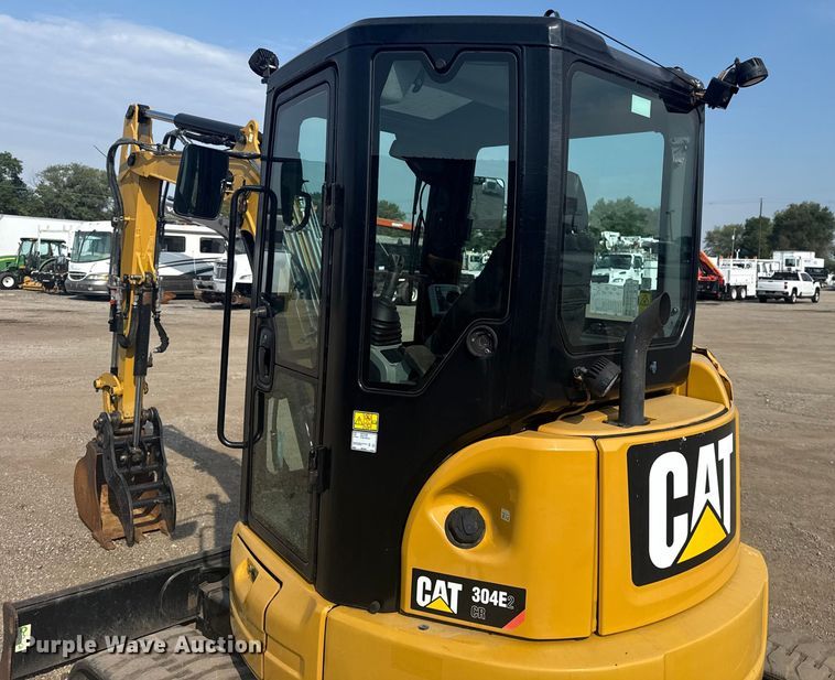 image for item NU9655 2018 Caterpillar 304E2 CR mini excavator