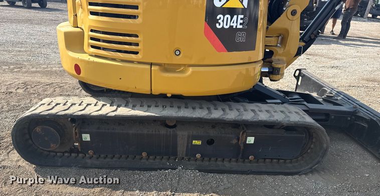 image for item NU9655 2018 Caterpillar 304E2 CR mini excavator