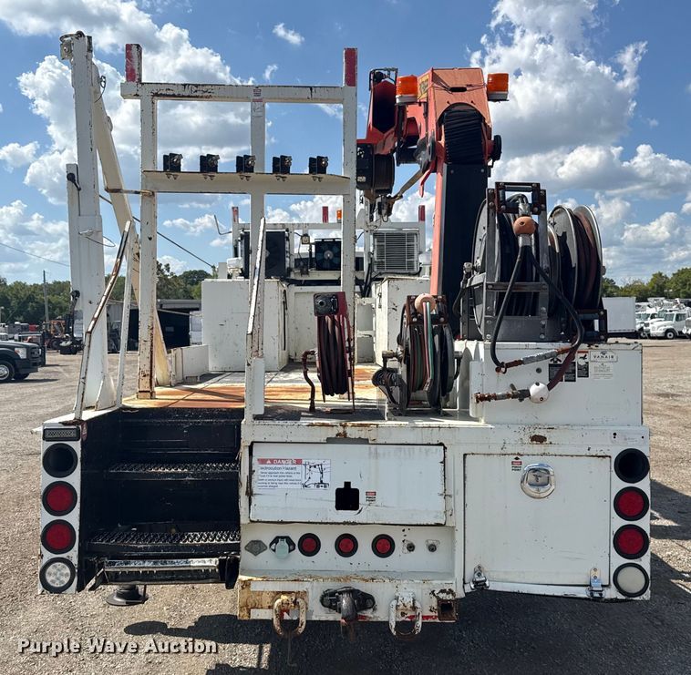 image for item NU9684 2012 International 7600 Crew Cab crane truck