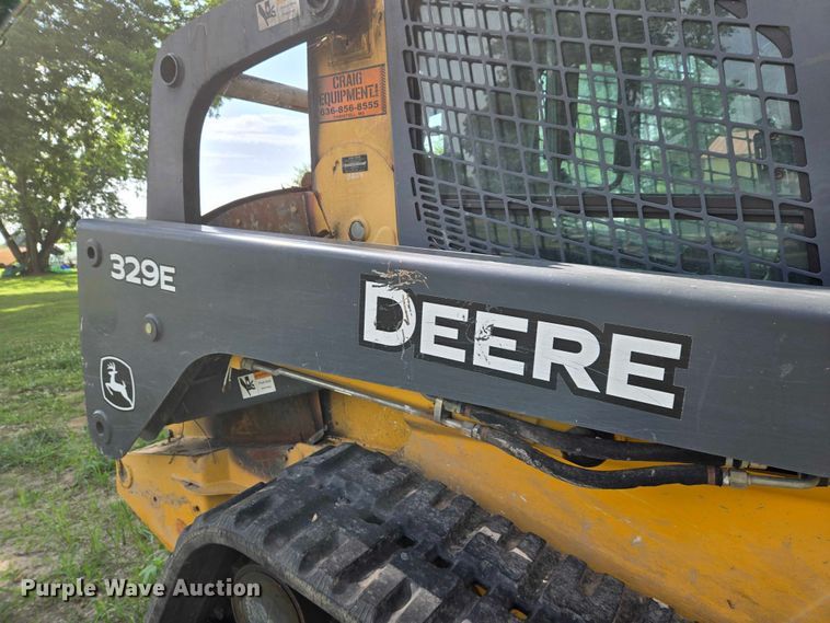 image for item OC9795 2013 John Deere 329E tracked skid steer loader