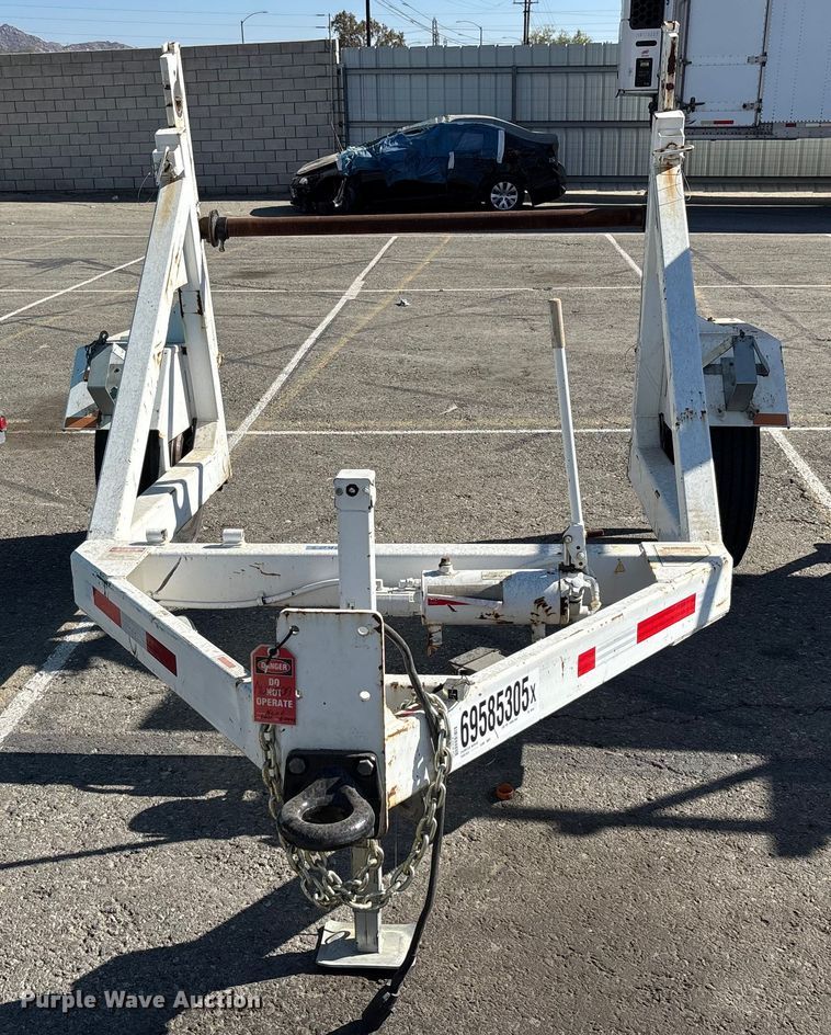 image for item YA0970 2018 Slabach Wheeler Reeler reel trailer