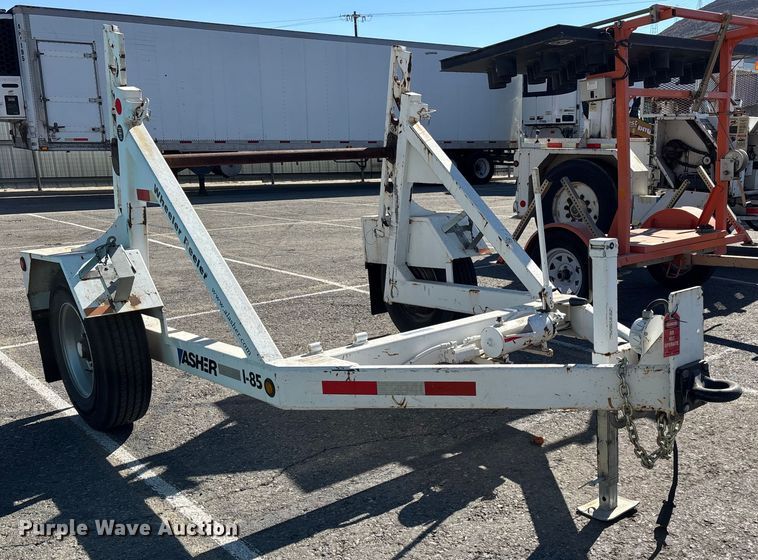 image for item YA0970 2018 Slabach Wheeler Reeler reel trailer