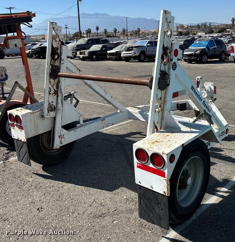 image for item YA0970 2018 Slabach Wheeler Reeler reel trailer